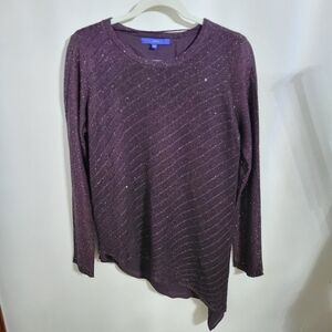 Apt. 9 Purple Sparkle Women's Top, Size Large